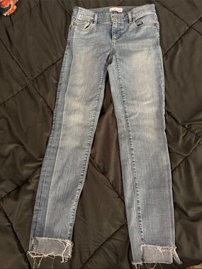 Loft distressed jeans size 00